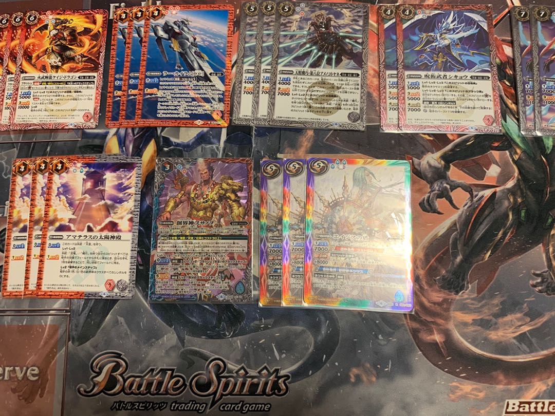 バトスピ  赤白デッキ