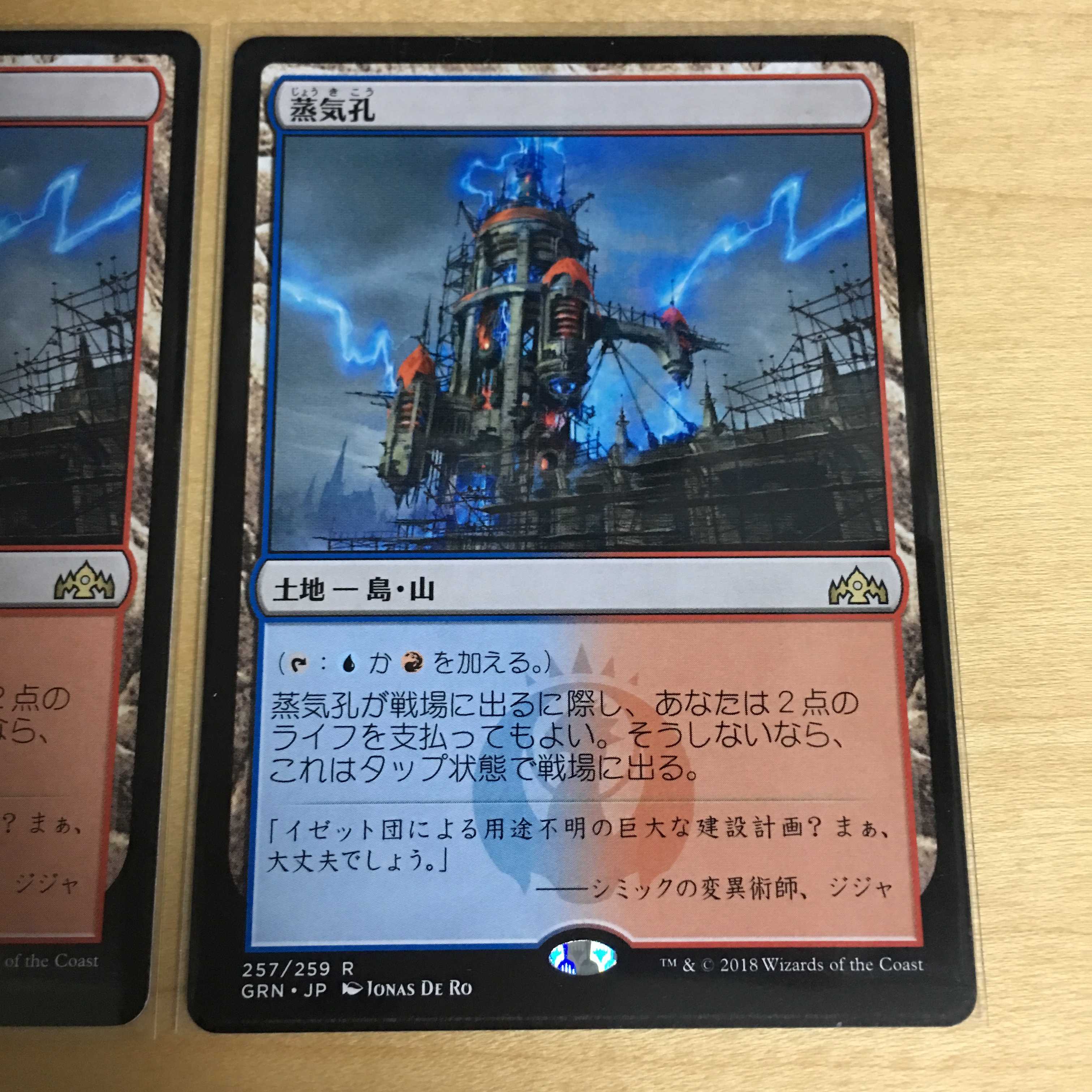 蒸気孔/Steam Vents 日本語2枚 GRN