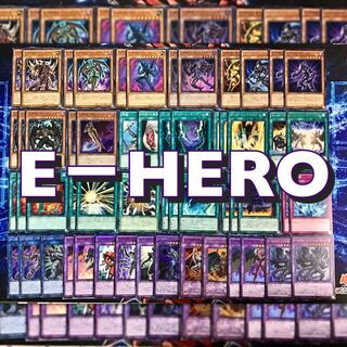 新制限本格構築 【E-HERO】デッキ EX15枚&スリーブ おまけ