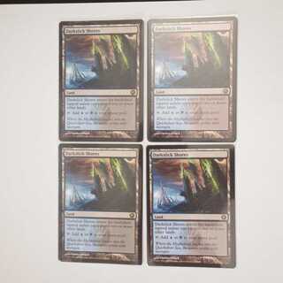 MTG　闇滑りの岸/Darkslick Shores　SOM　在庫4枚