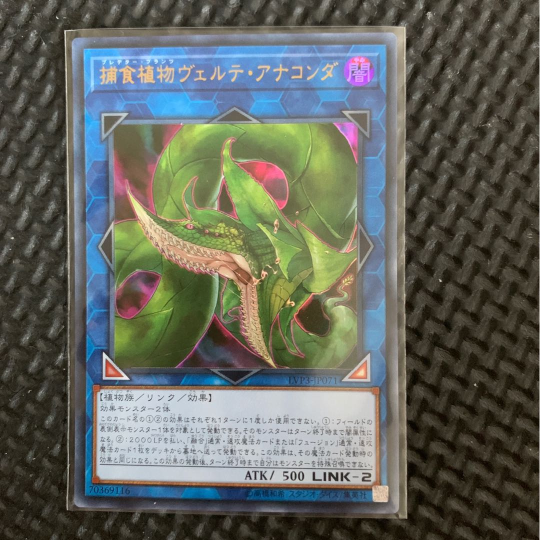 遊戯王  捕食植物ヴェルテ・アナコンダ