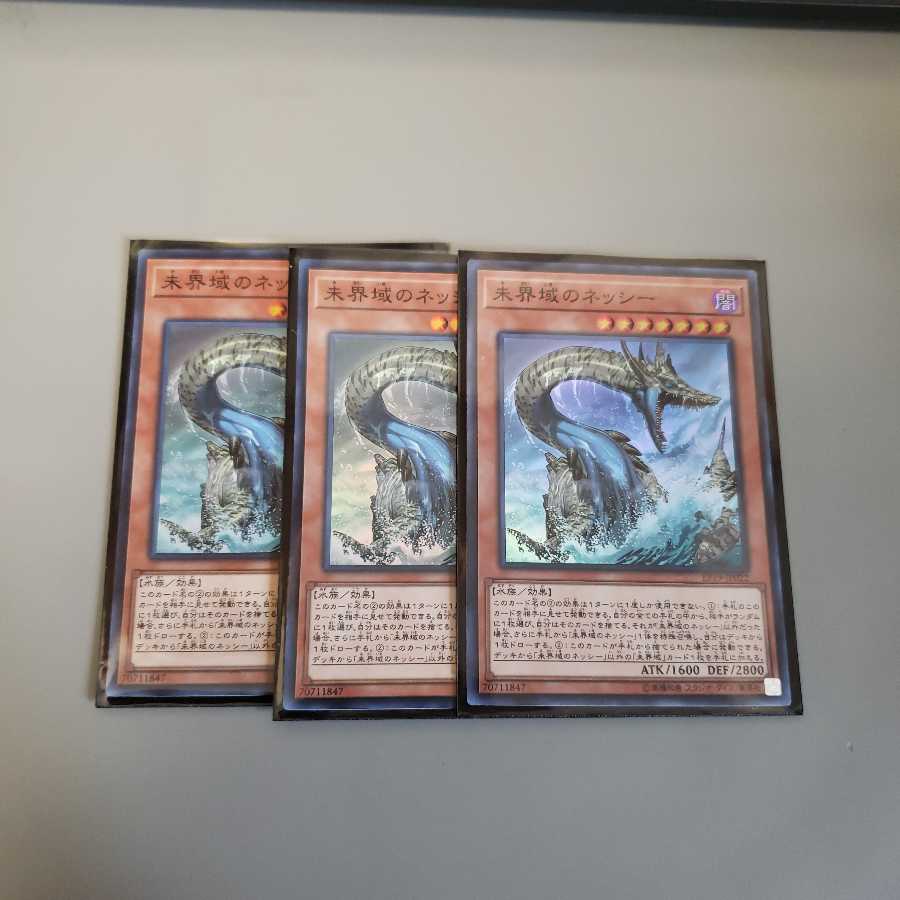 未界域のネッシー　3枚