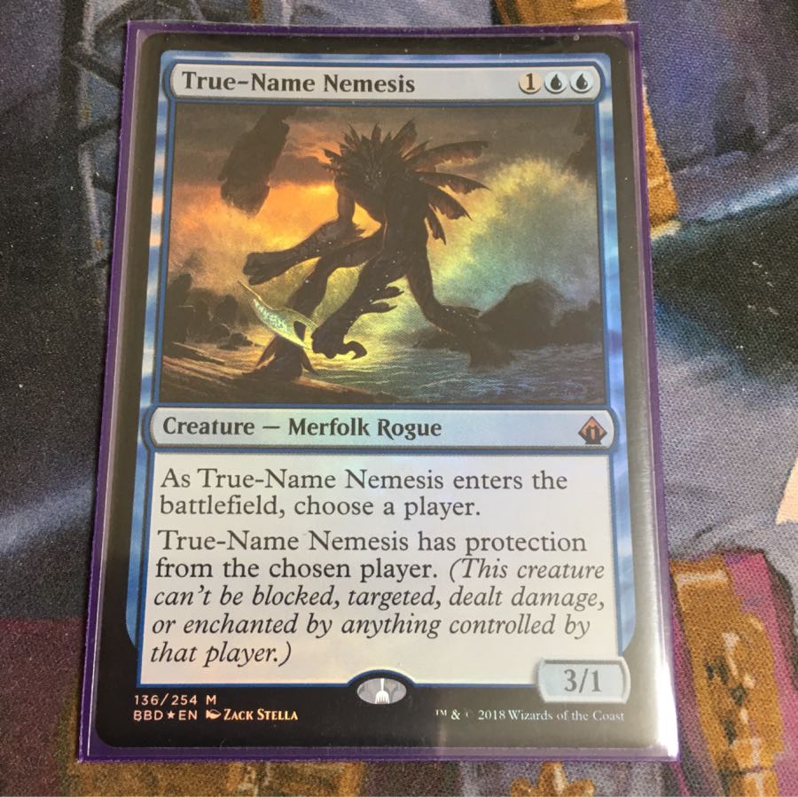 真の名の宿敵 英語 foil mtg