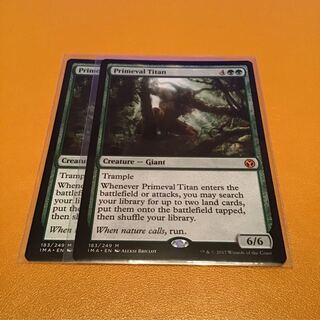 「原始のタイタン」英語版 2枚