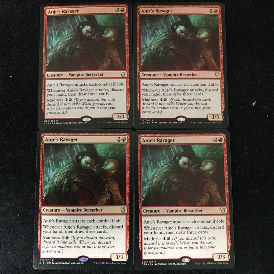 エインジーの荒廃者 英4枚セット