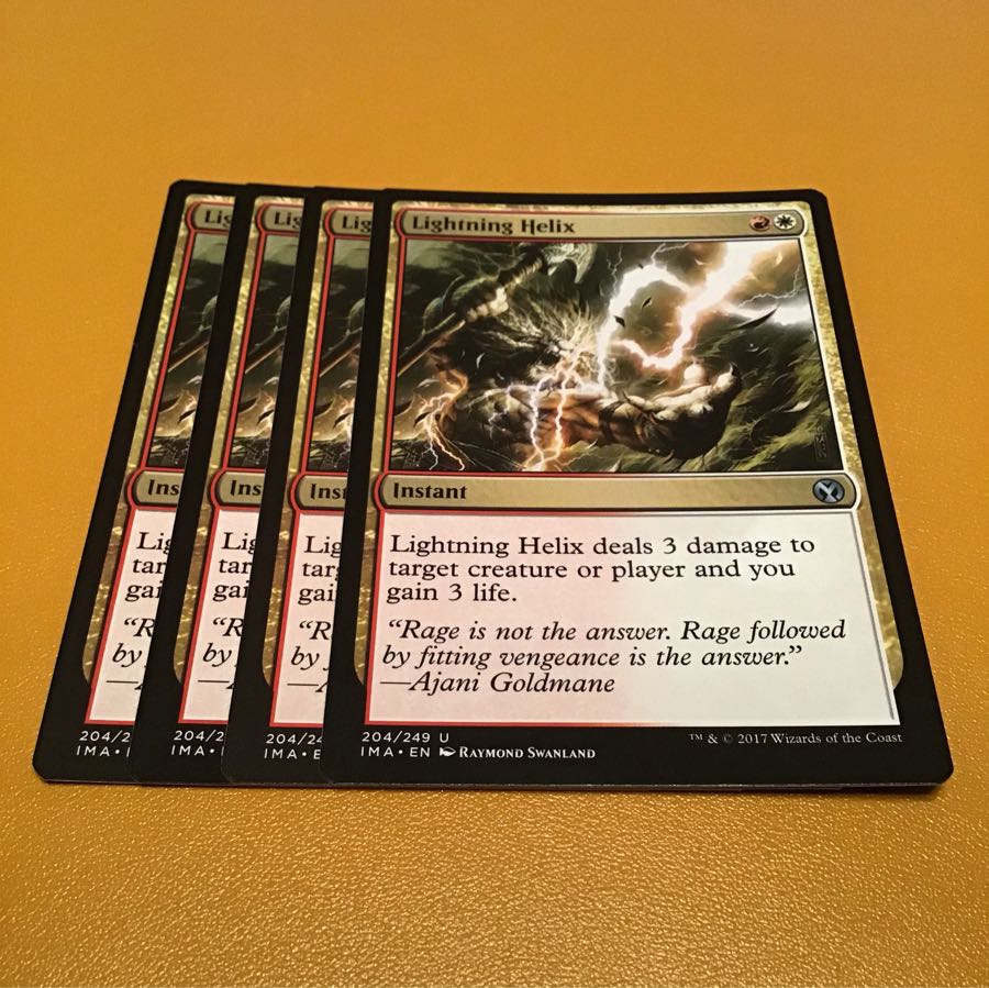 「稲妻のらせん」英語版4枚