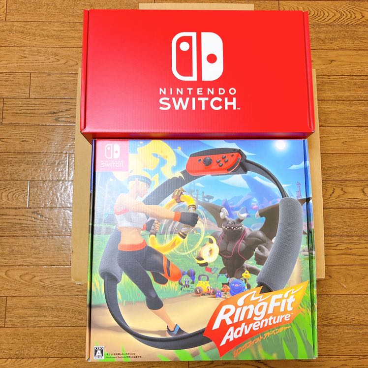 新品 未開封 Nintendo Switch + リングフィットアドベンチャー