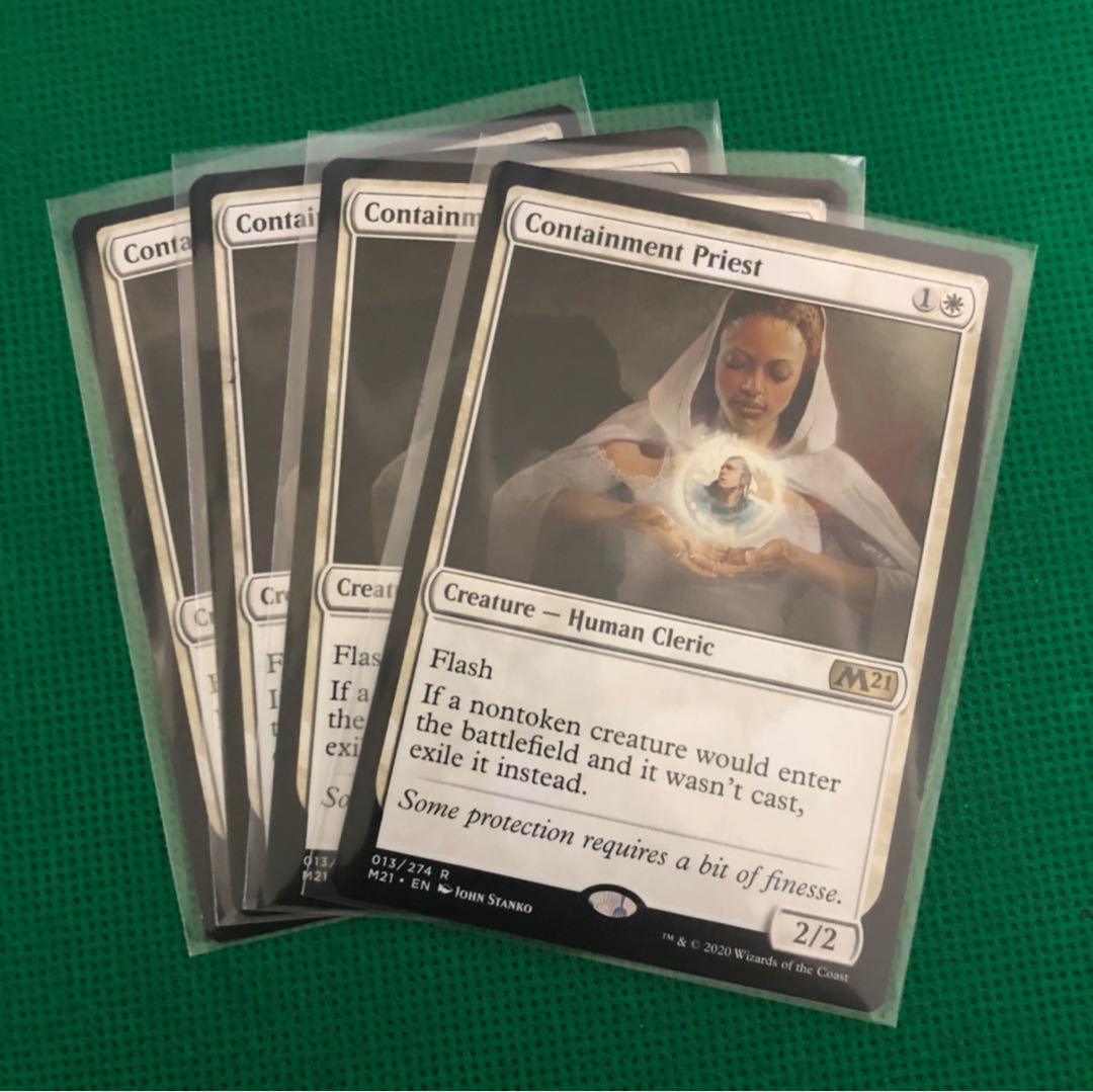 Containment Priest English 4 copies