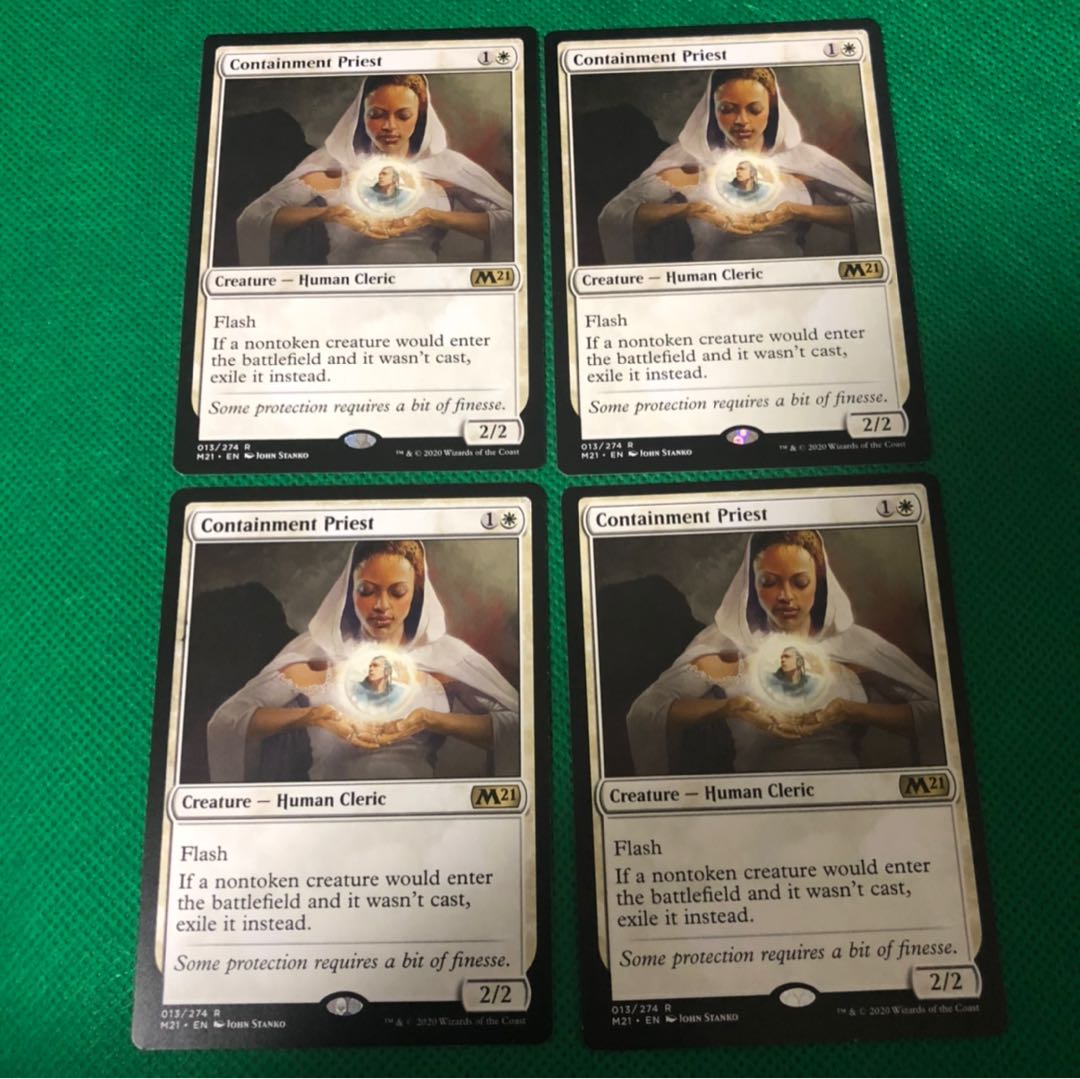 Containment Priest English 4 copies