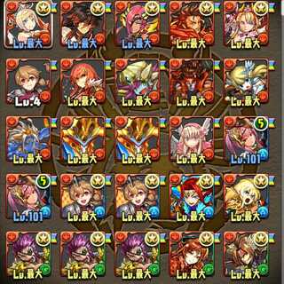 パズドラ アカウント ランク588 魔法石4