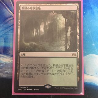 MTG 新緑の地下墓地/Verdant Catacombs 日本語 1枚