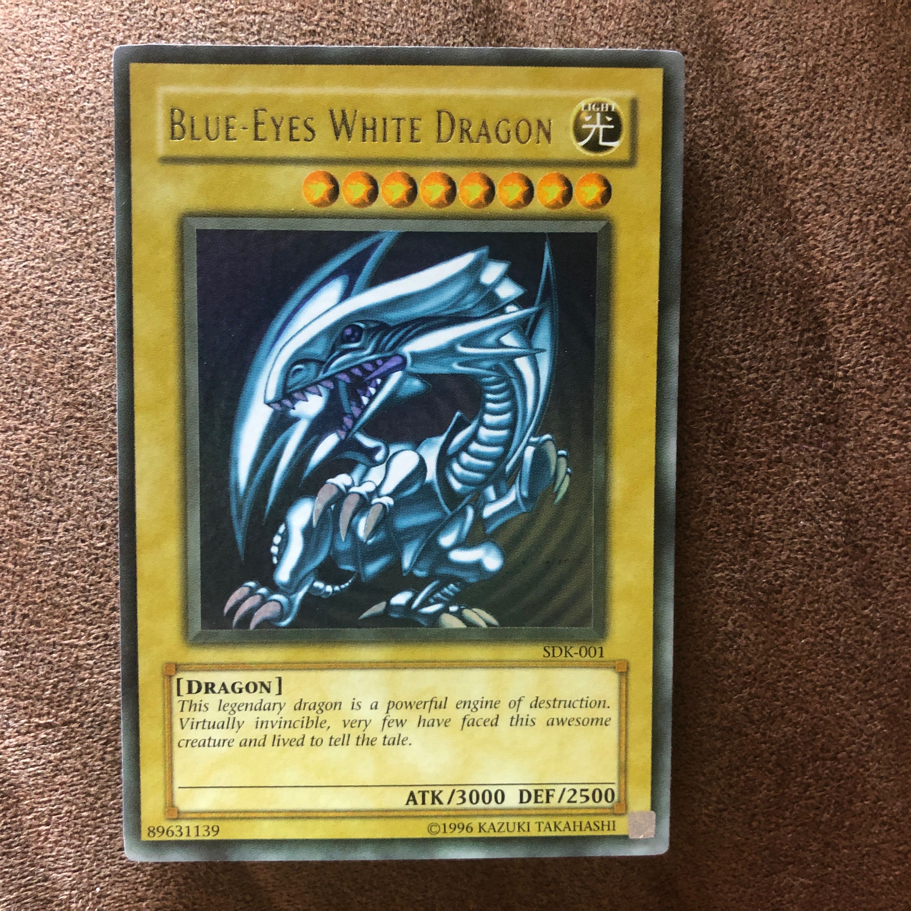 青眼の白龍 英語 SDK-001