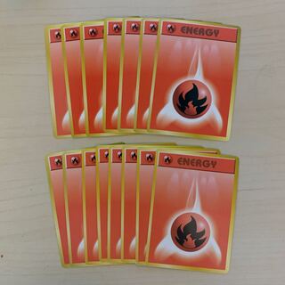 【枚数変更可】ほのおエネルギー　旧裏　15枚