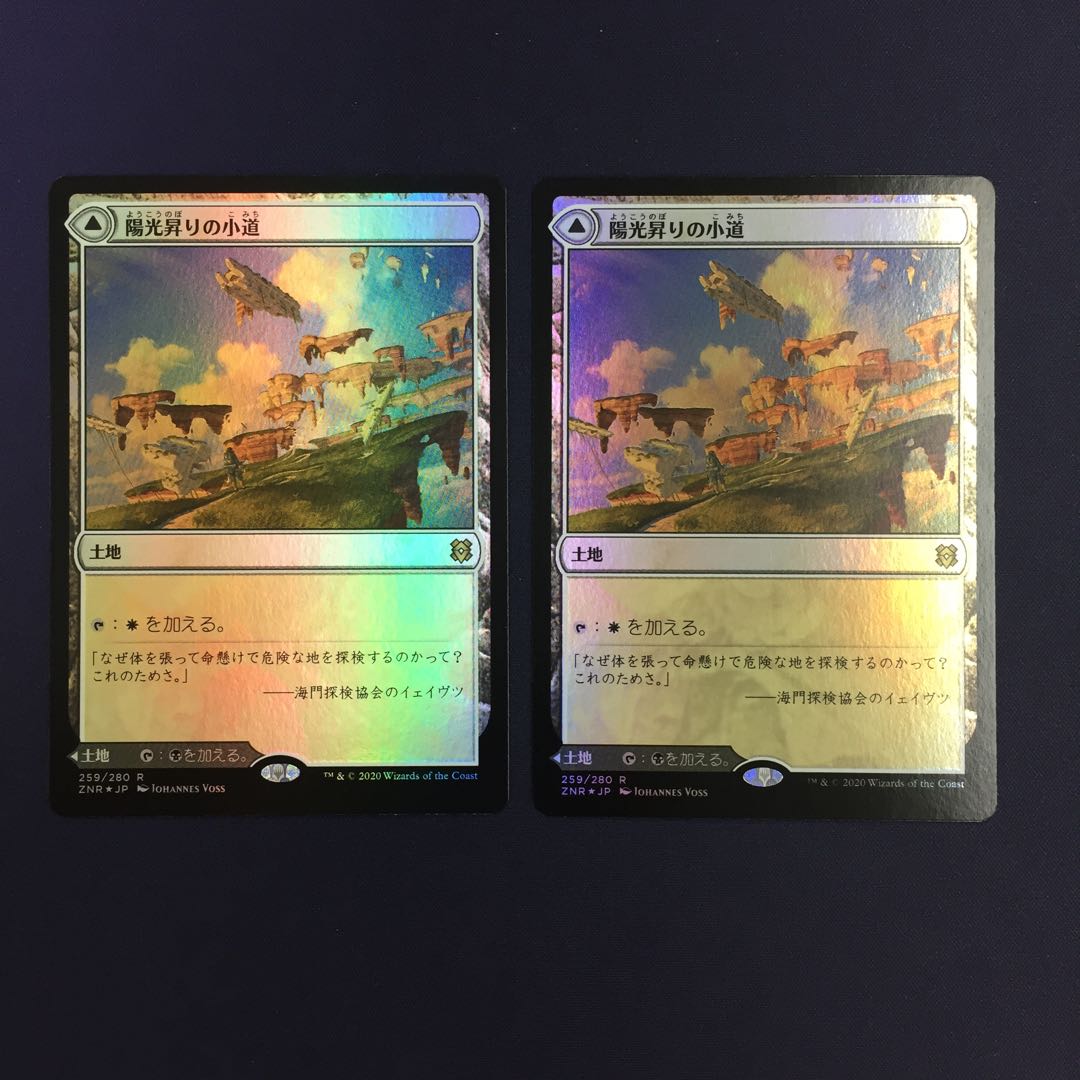 陽光昇りの小道 恐怖昇りの小道 foil