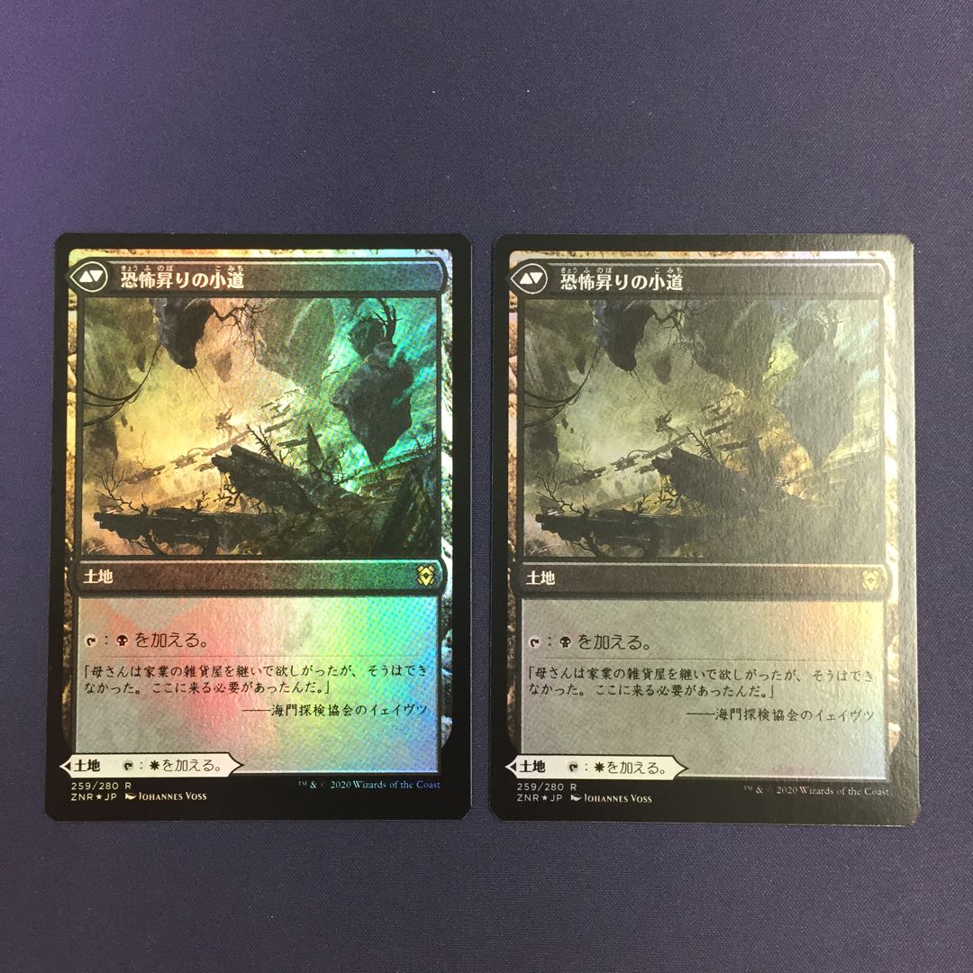 陽光昇りの小道 恐怖昇りの小道 foil