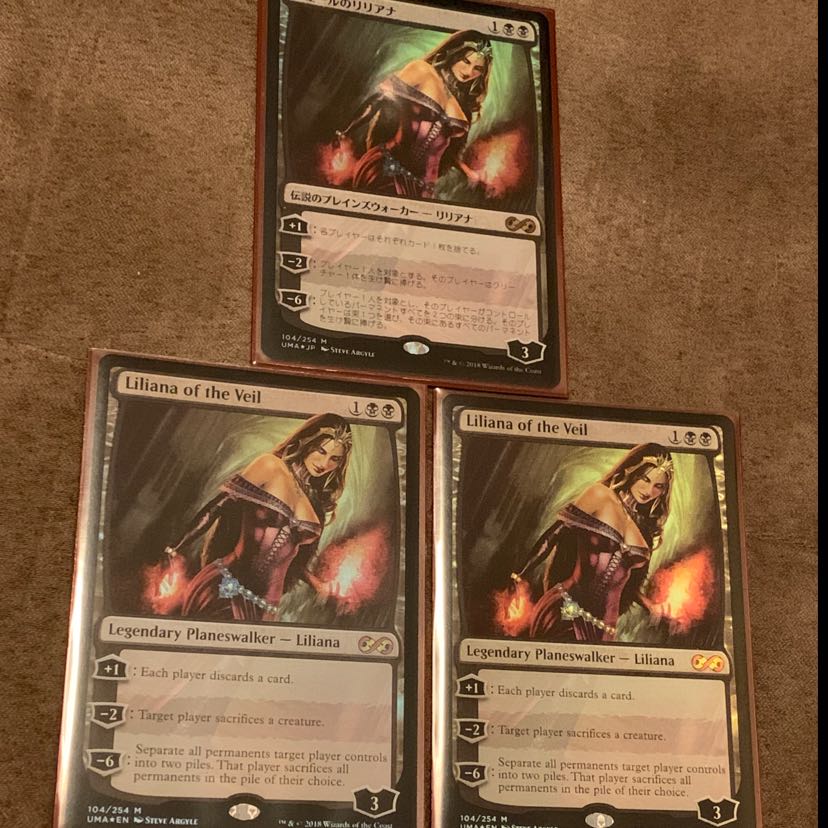 3 Liliana of the Veil foils exclusively for Mr. Takasan