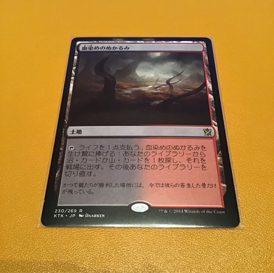 「血染めのぬかるみ」日本語版1枚