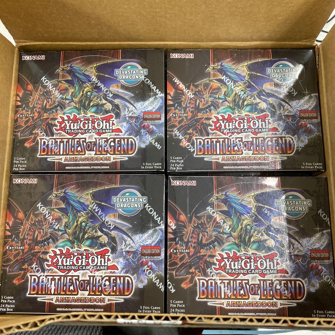 North American version BATTLE OF LEGEND 1 carton