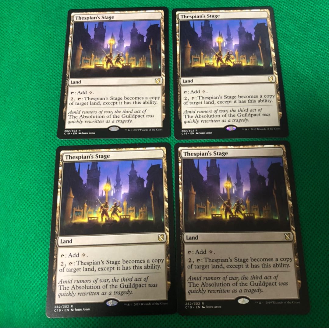 演劇の舞台 英語版 4枚