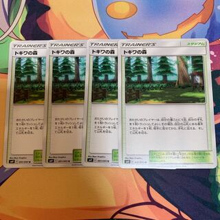 トキワの森4枚セット 4枚