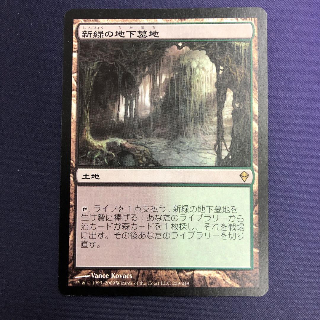 新緑の地下墓地 2枚