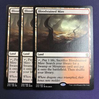 血染めのぬかるみ 英語版 3枚