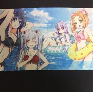 プレイマット 手札誘発 灰流うらら 幽鬼うさぎ 水着 浮幽さくら