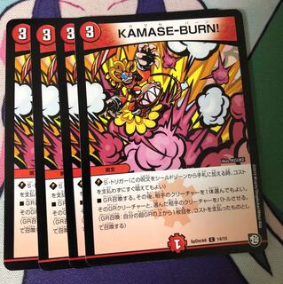 翌日発送KAMASE-BURN！4枚