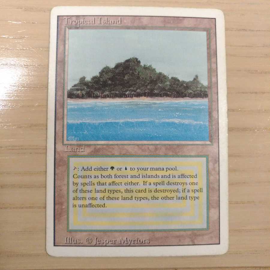 MTG Tropical Island Revised 英語版