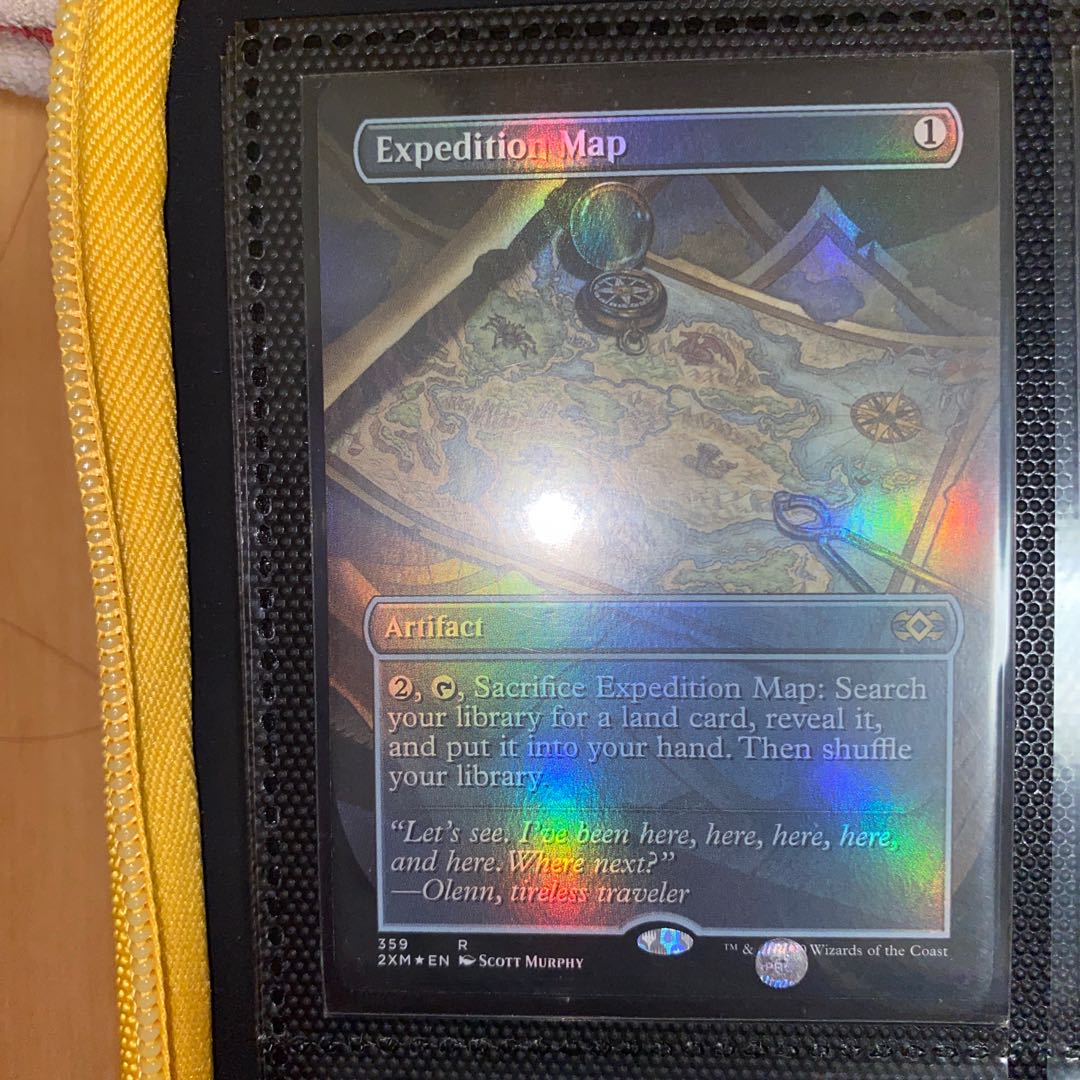 MTG 探検の地図　foil  英　拡張アート