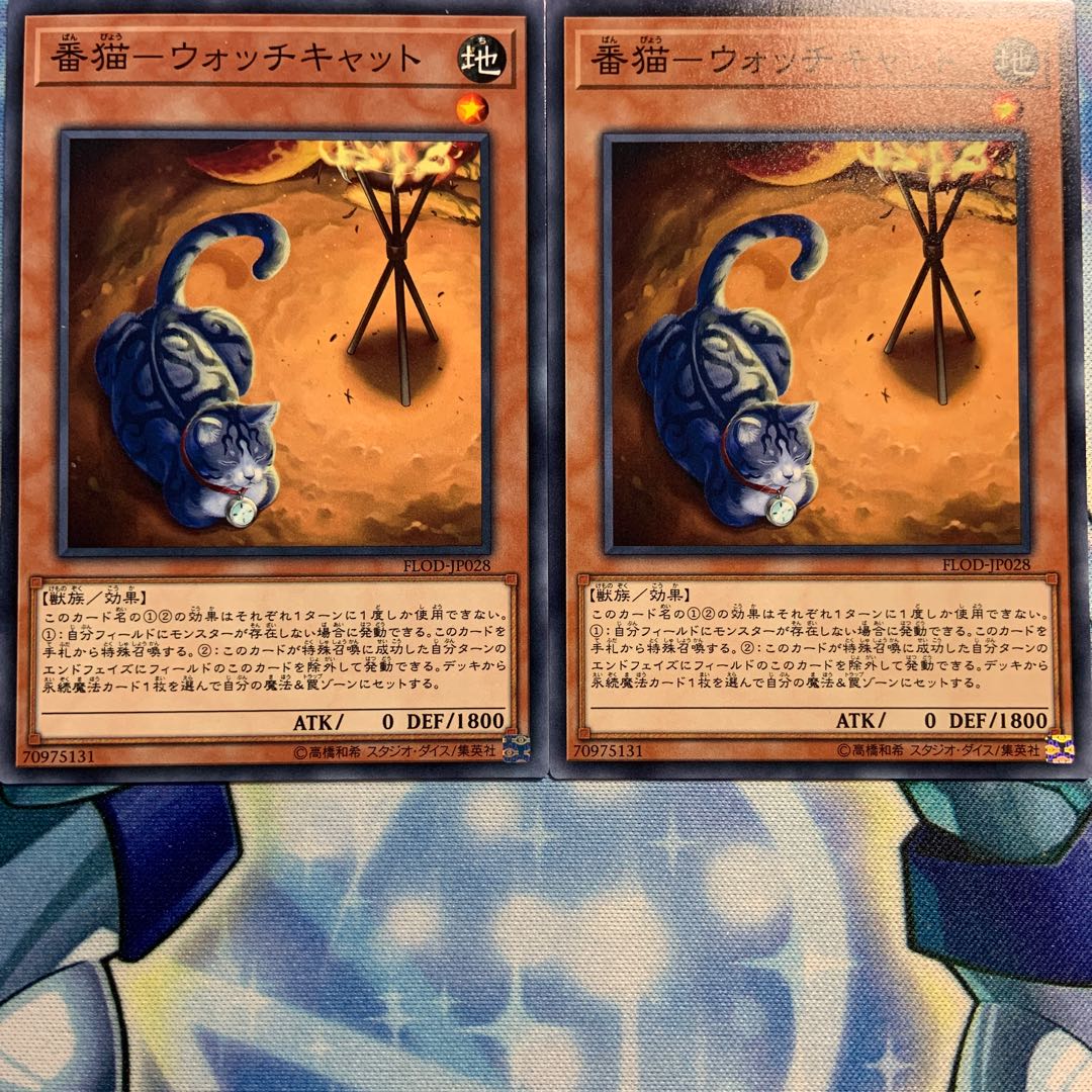 【N】番猫-ウォッチキャット 2枚 FLOD-JP028