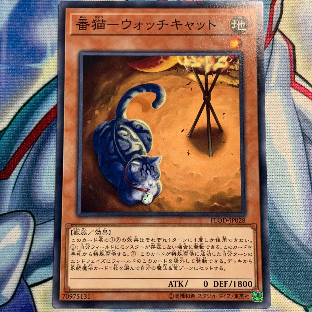【N】番猫-ウォッチキャット 2枚 FLOD-JP028