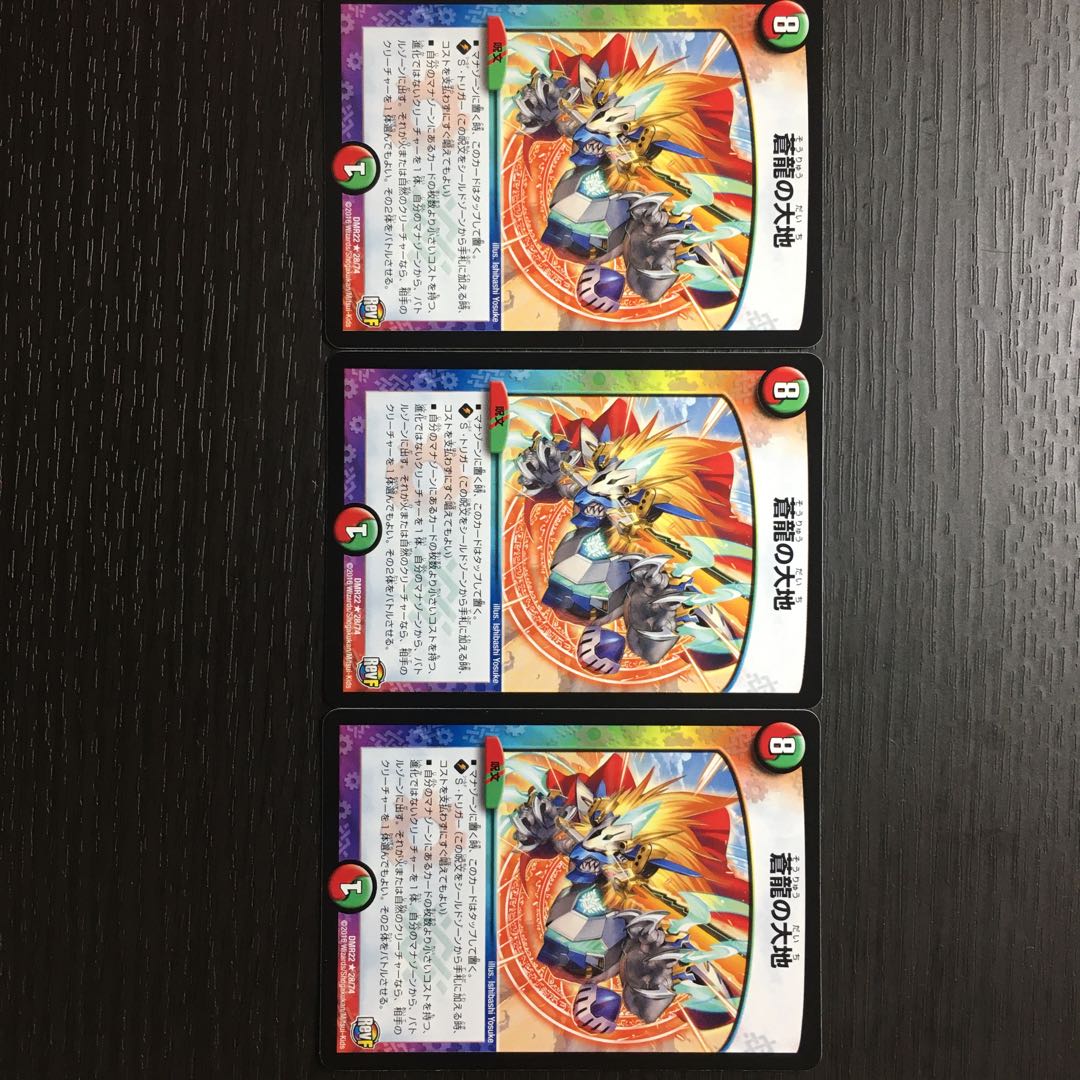 蒼龍の大地 R 3枚