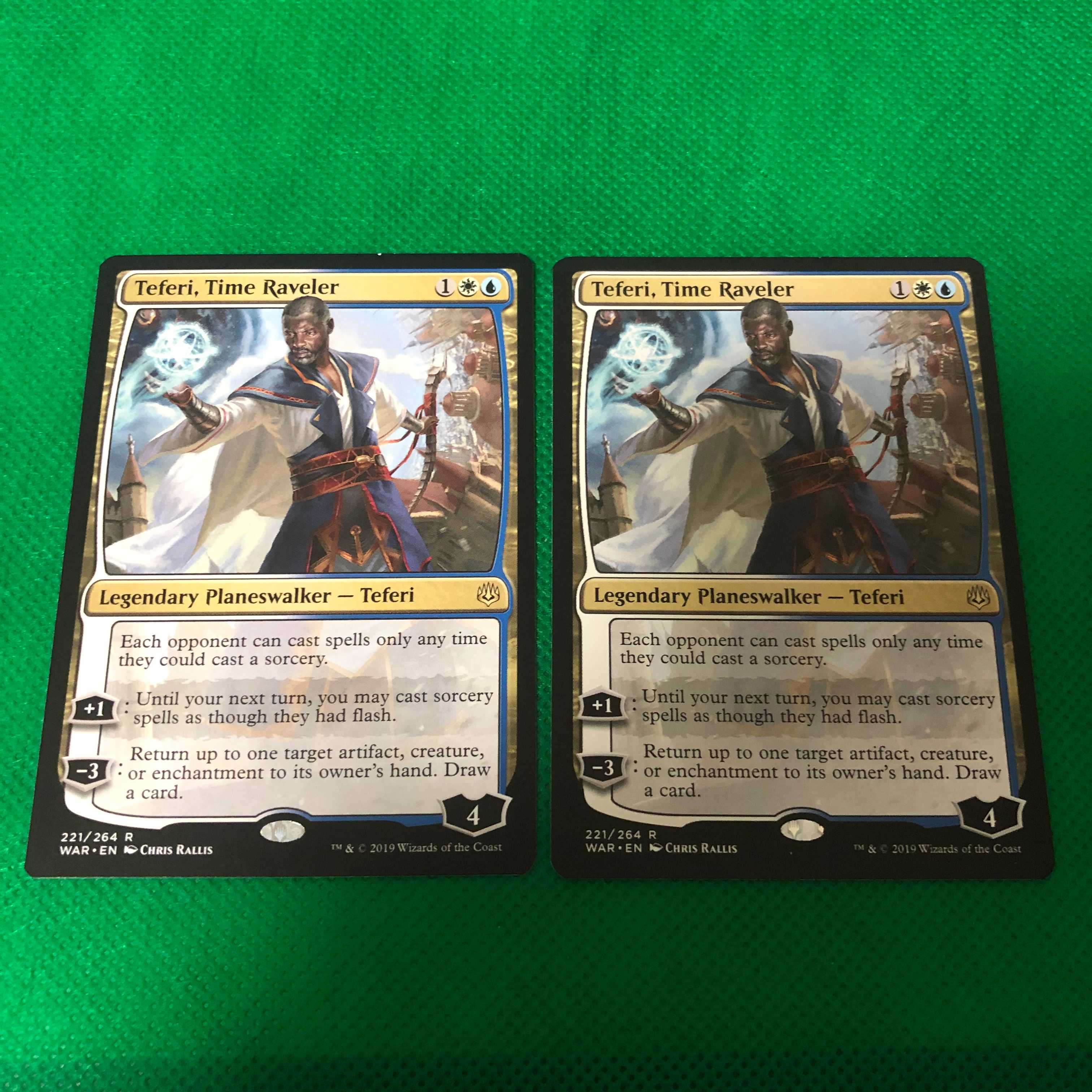 時を解す者、テフェリー 英語版 2枚(状態悪)