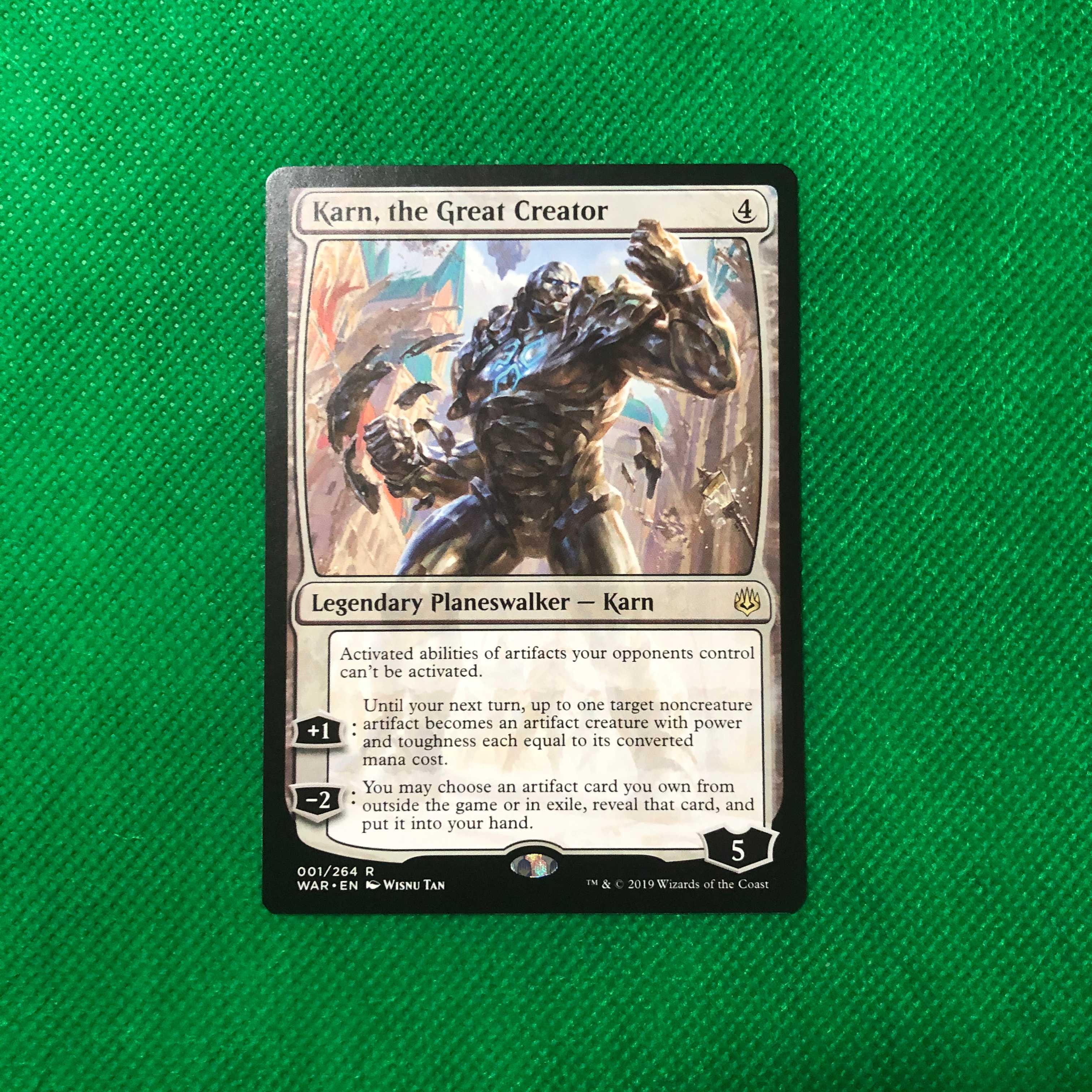 大いなる創造者、カーン 英語版 1枚