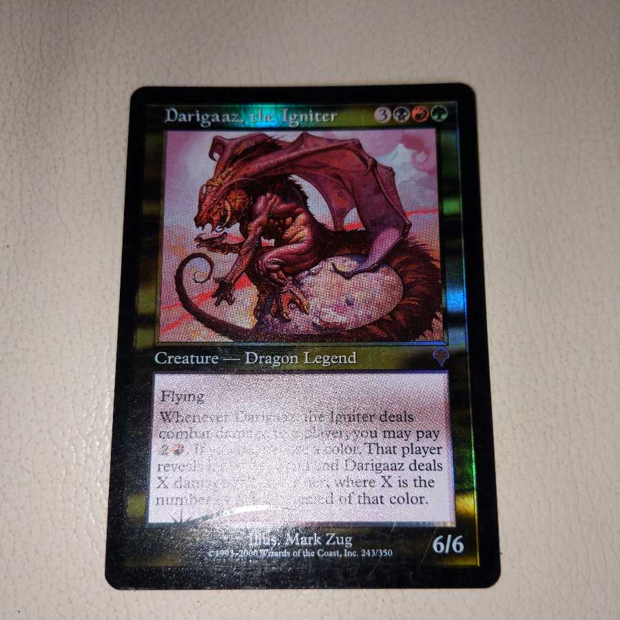 点火するものデアリガズ　Foil　英語