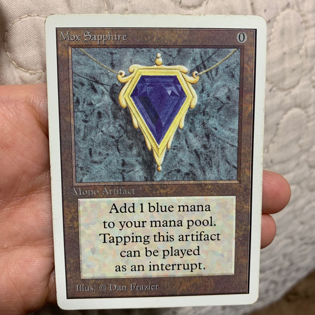 Mox Sapphire Unlimited Edition 1 copy
