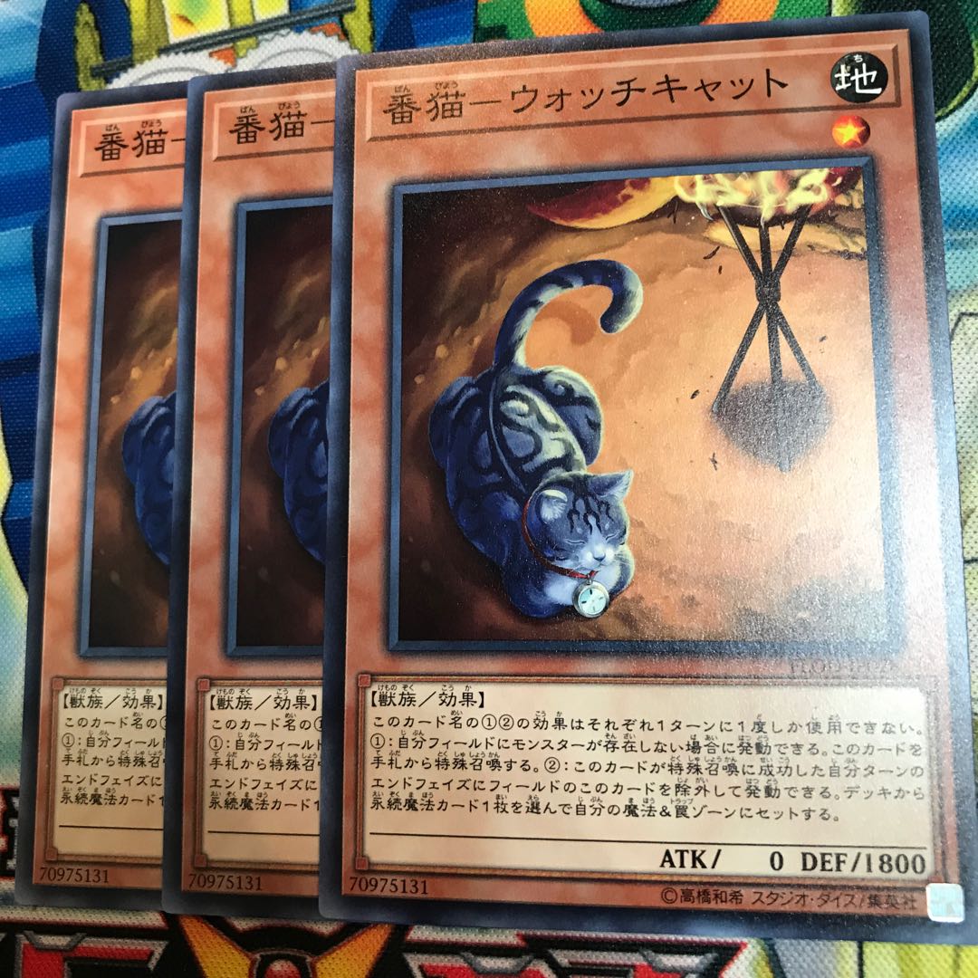 番猫-ウォッチキャット　3枚