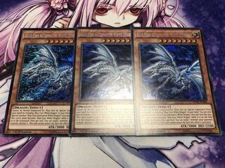 遊戯王 英語 EU版 青眼の亜白龍 3枚
