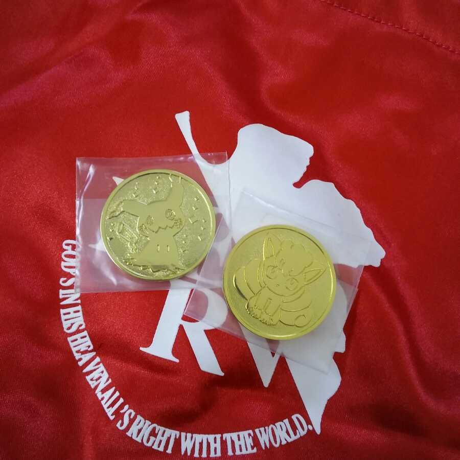 ミミッキュ アローラロコン 金属製コイン