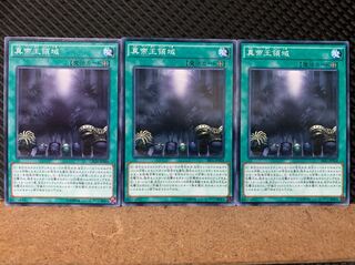 【ぽぽたん】遊戯王 6870 真帝王領域 3枚 ノーマル