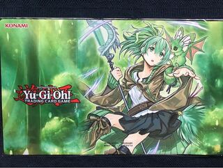 遊戯王 蒼翠の風霊使いウィン プレイマット
