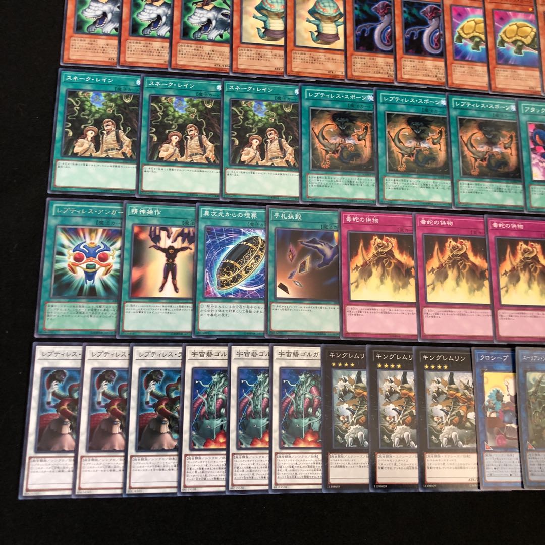 遊戯王 No.281 レプティレス デッキ 40枚+15枚 エーリアン