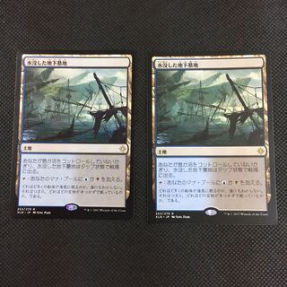 水没した地下墓地 2枚 2枚