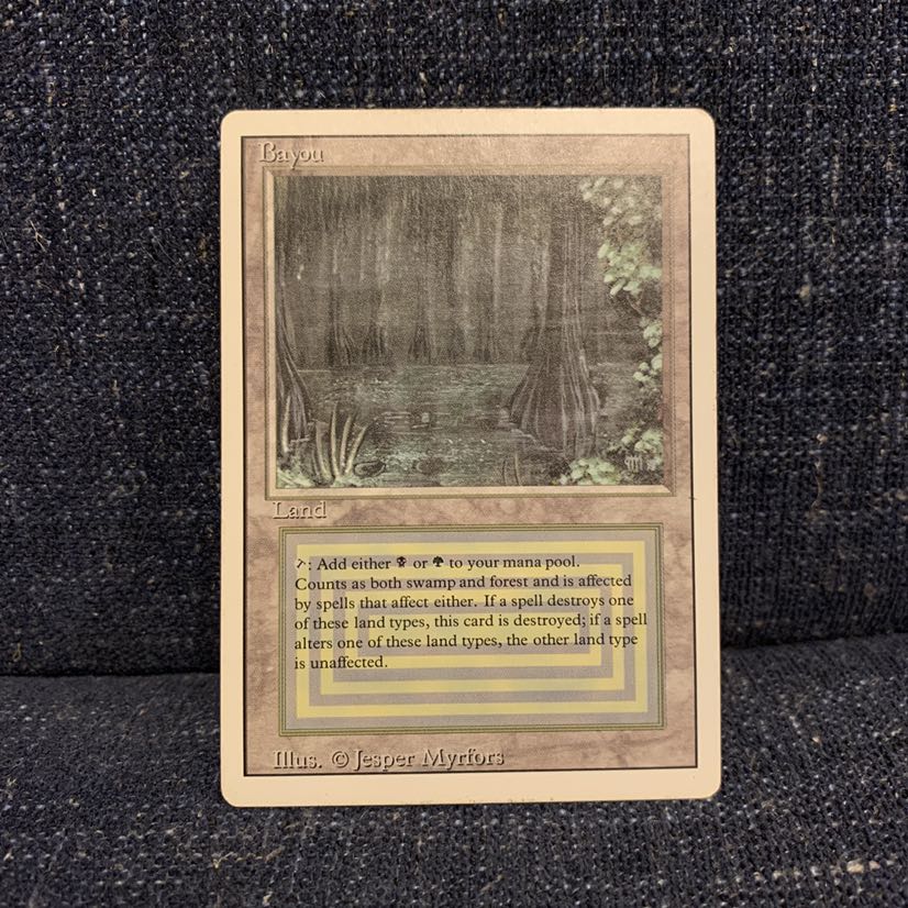 MTG Bayou リバイズド 3ed デュアルランド-①