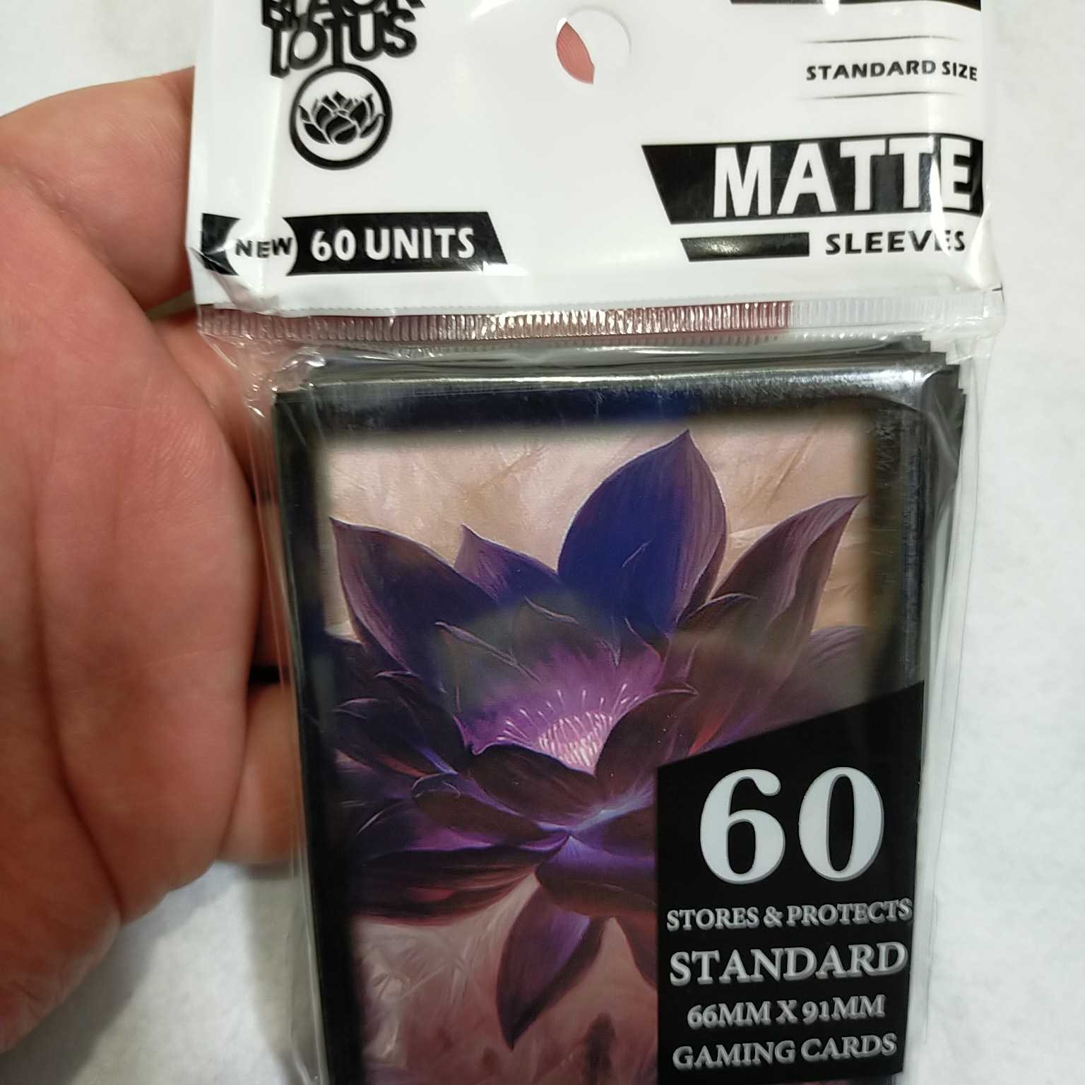 スリーブ ブラックロータス プロテクター☆60枚 1袋