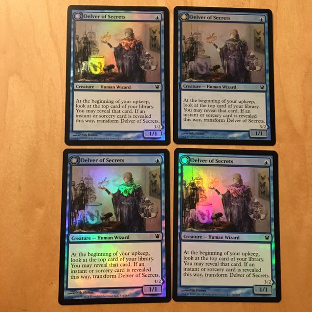 秘密を掘り下げる者　英FOIL4枚セット