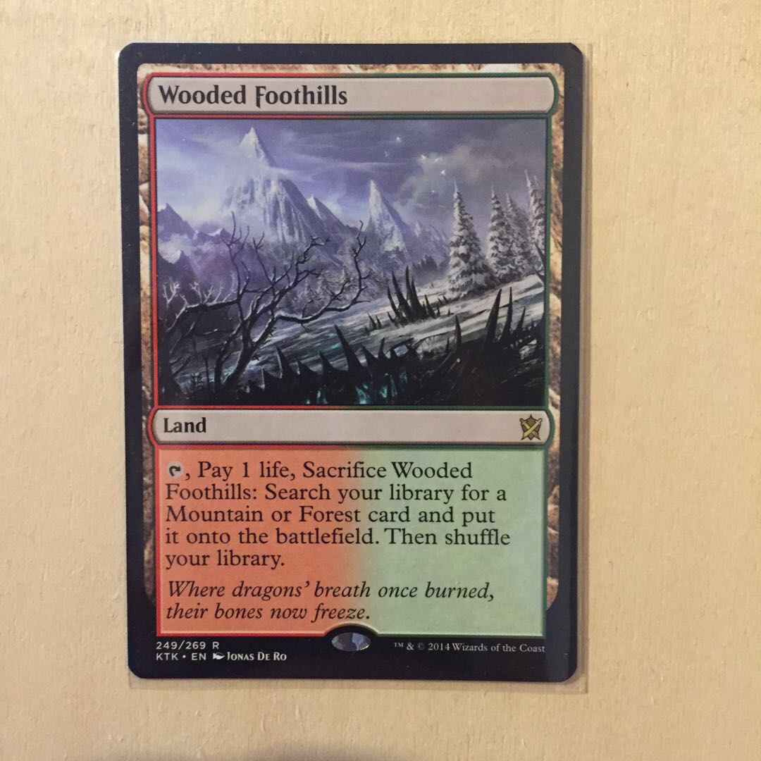 樹木茂る山麓 4枚 mtg kei様取り置き