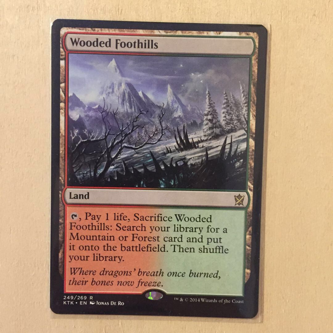 樹木茂る山麓 4枚 mtg kei様取り置き