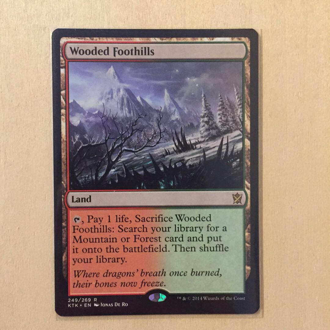 樹木茂る山麓 4枚 mtg kei様取り置き